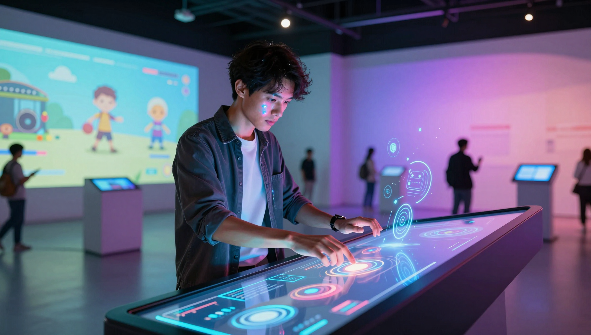 Interactive Solutions - touch screen and sensor-based applications